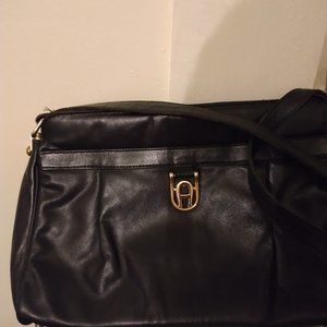 Etienne Aiger Leather Blue Shoulder Clasic Hand Bag